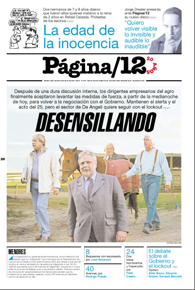 Tapa de la fecha 20-05-2008