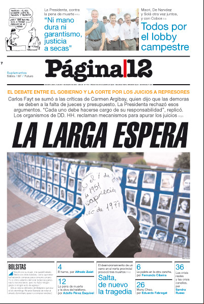 Tapa de la fecha 07-03-2009