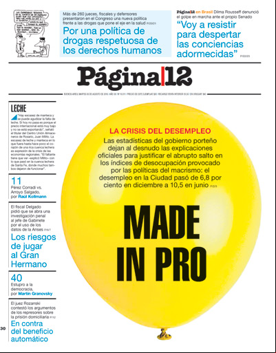 Tapa de la fecha 30-08-2016