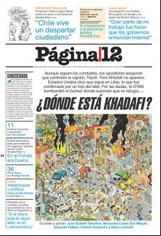 Tapa en papel