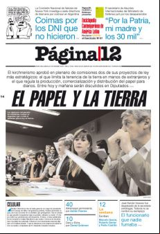 Tapa en papel